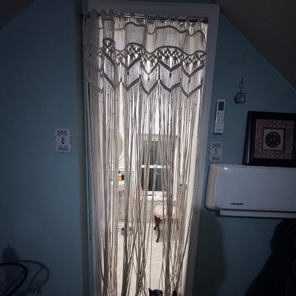 Bohemian Macrame Door Curtain